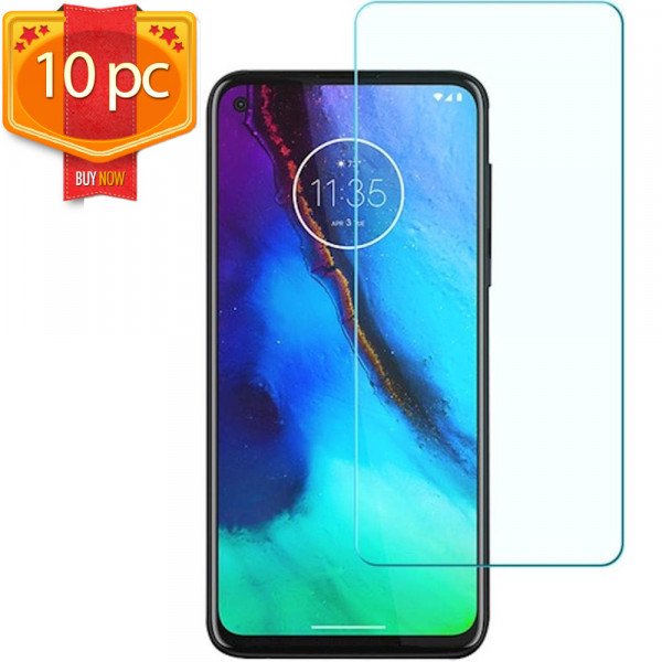 Wholesale Motorola Moto G Stylus 6.4in (2020) Tempered Glass Screen Protector 10pc Pack (Clear)